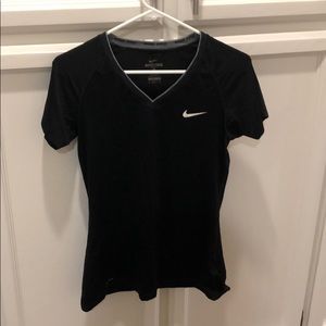 NIKE pro v neck workout shirt